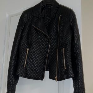 Quilted leather Jacket